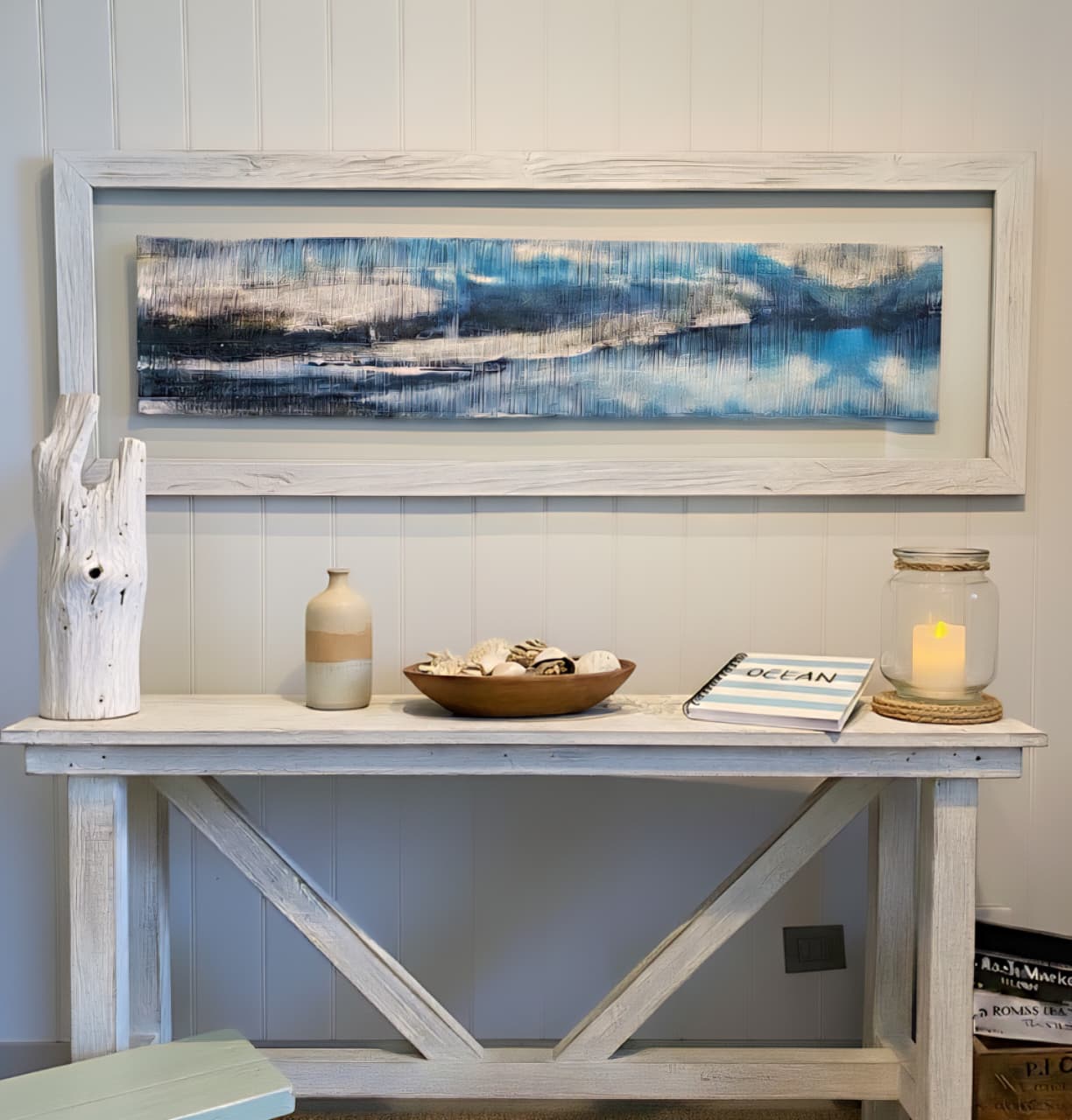 Cuadro Mediterráneo 1.85 x 0.65 mts.