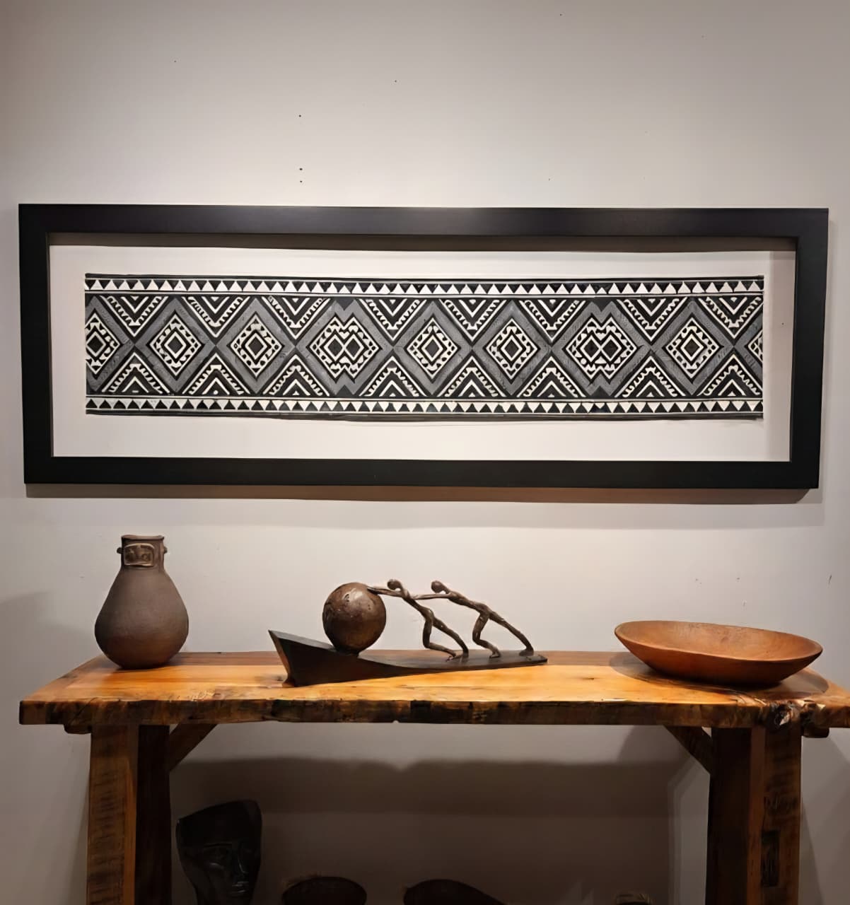 Cuadro Geométrico 1.85 x 0.65 mts.