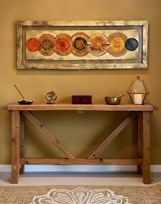 Cuadro Mandala Sun 1.55 x 0.55 mts.