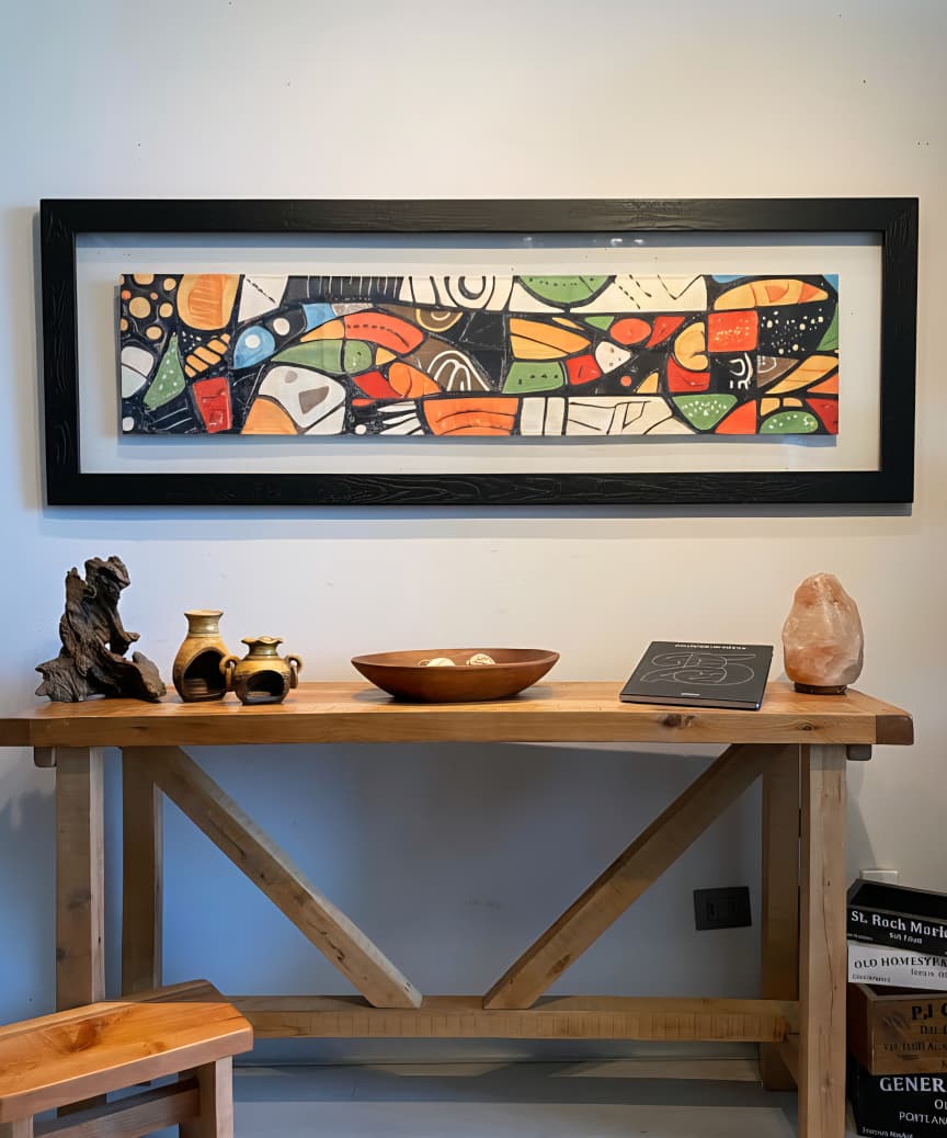 Cuadro Cosmopolitan 1.85 x 0.65 mts.