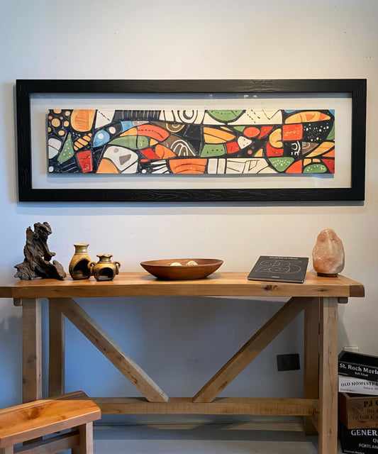 Cuadro Cosmopolitan 1.85 x 0.65 mts.