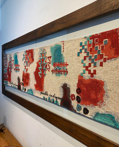 Indígena Turquesa 1.85 x 0.65 mts.