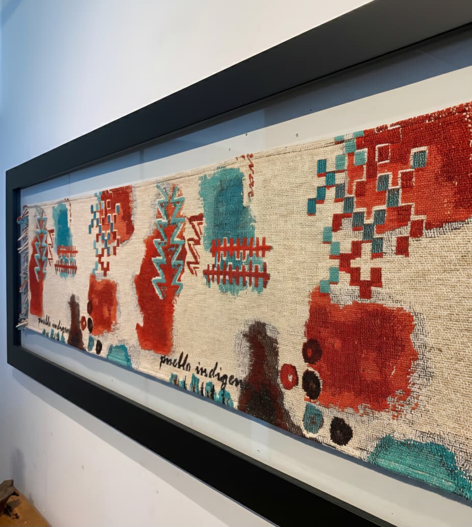 Indígena Turquesa 1.85 x 0.65 mts.