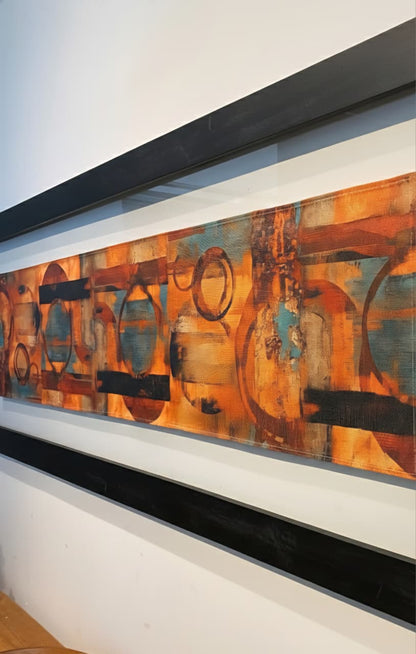 Cuadro Sunset 1.85 x 0.65 mts.