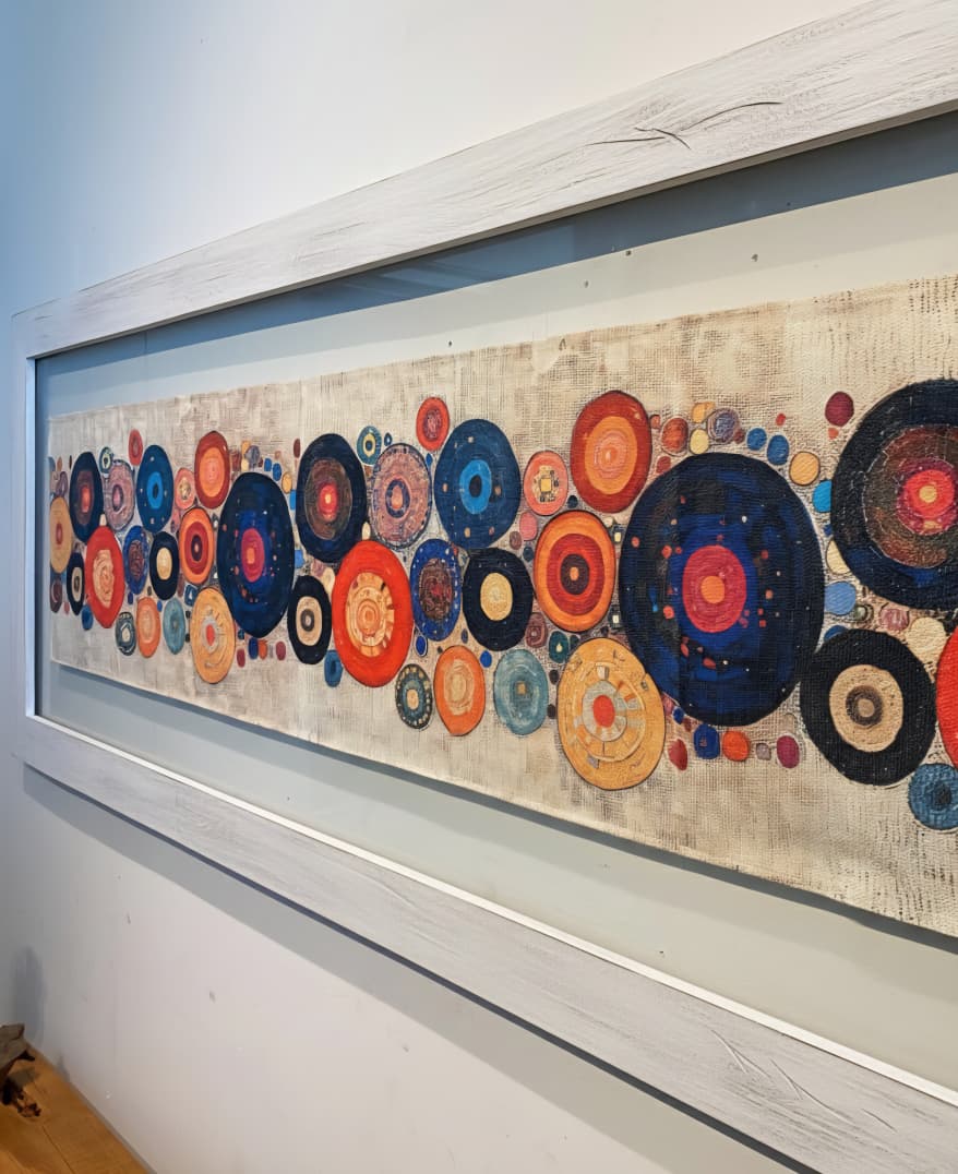 Cuadro Mandalas 1.85 x 0.65 mts.