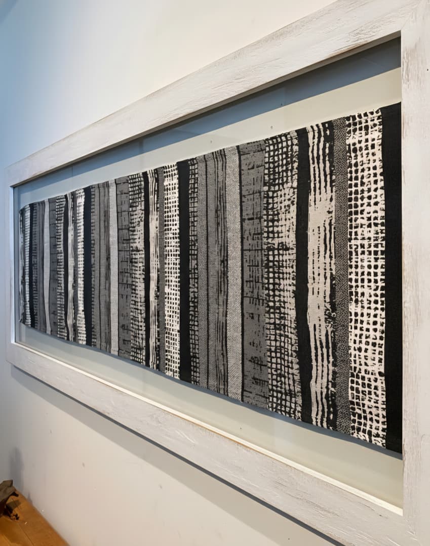 Cuadro Urbano Mestizo 1.85 x 0.65 mts.