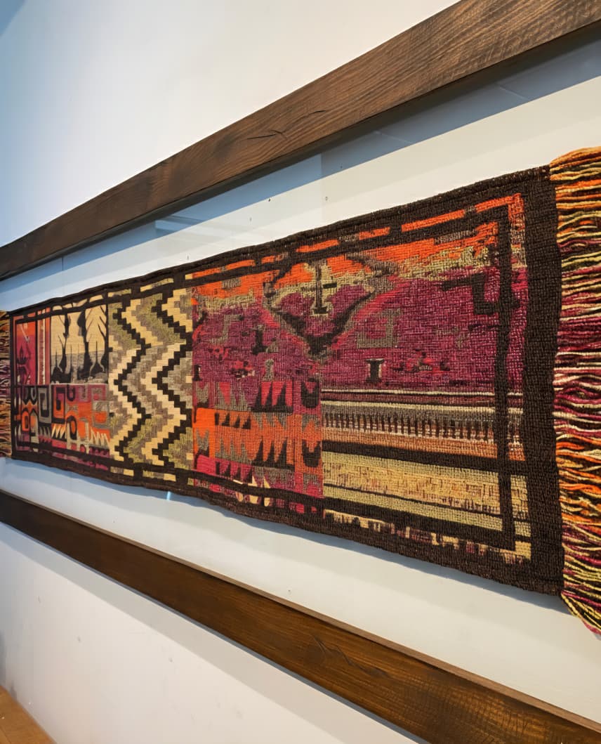 Cuadro Patchwork Chocolate 1.85 x 0.65 mts.