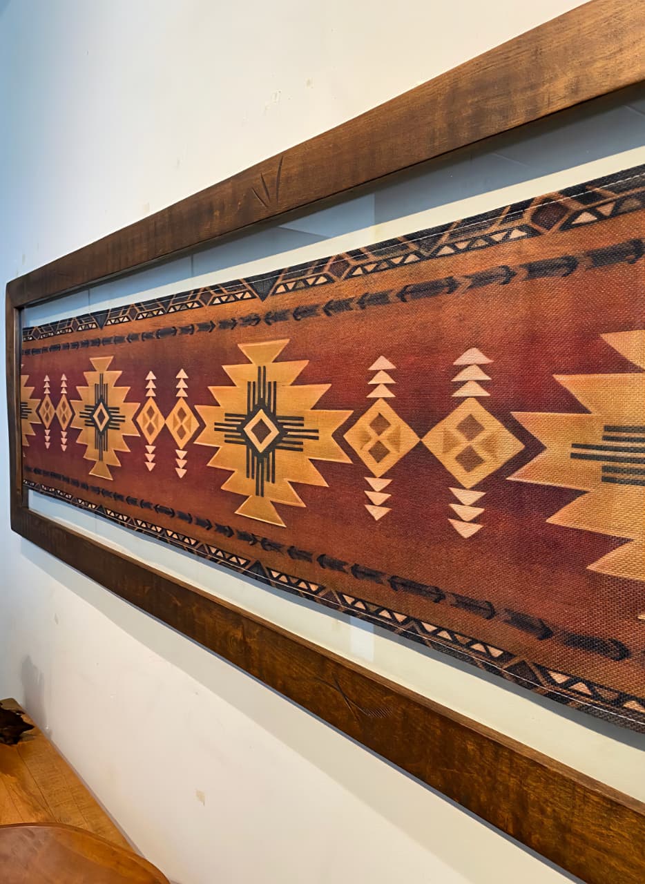 Cuadro Arizona Terracota 1.85 x 0.65 mts.