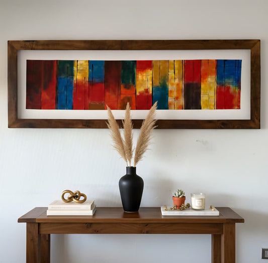 Cuadro Abstracto Urbano (1.85 x 0.65 mts.)