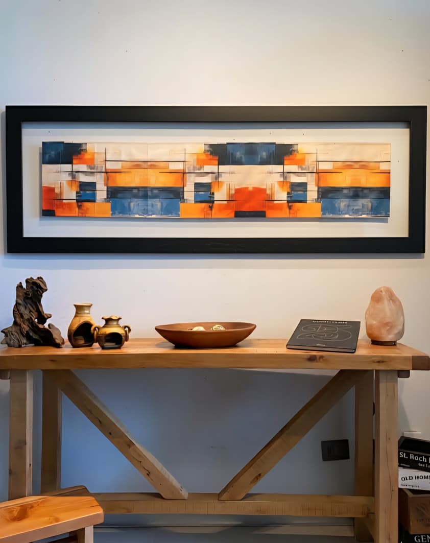 Cuadro Urbano  1.85 x 0.65 mts.