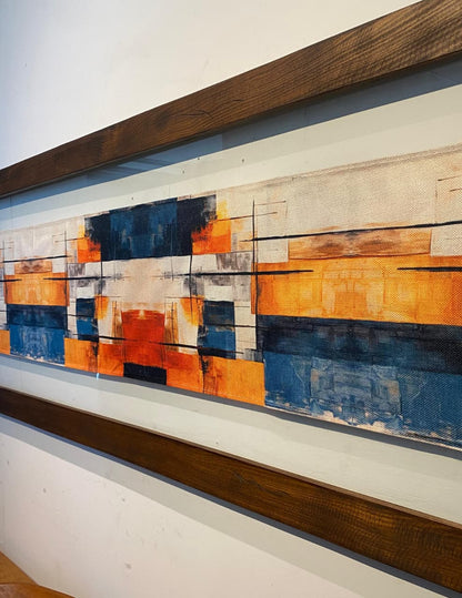 Cuadro Urbano  1.85 x 0.65 mts.