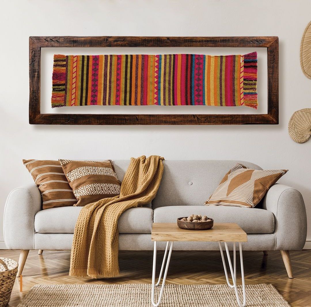 Cuadro Andina Naranja (1.55 x 0.55 m)