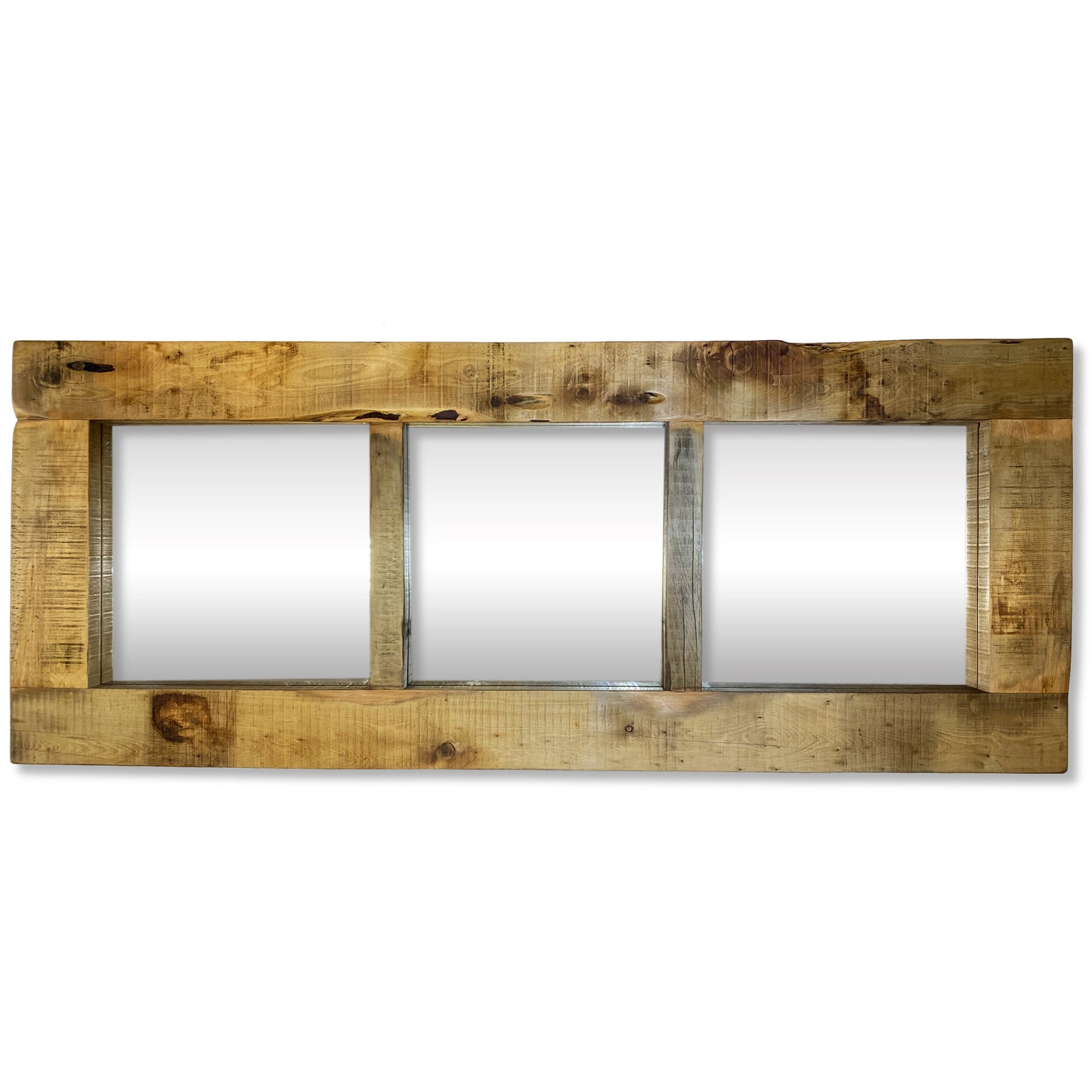 Espejo 3 ventanas (Madera Nativa)