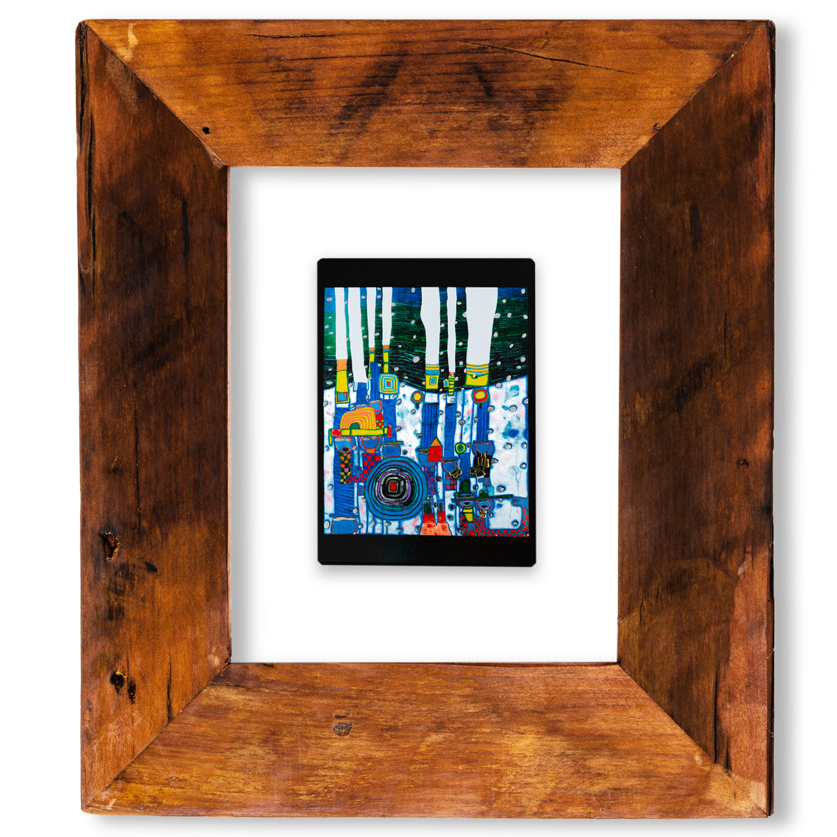 Días azules (944) - 35 x 40 cm / Doble Vidrio