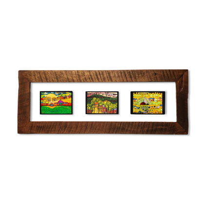 Cuadro Hundertwasser 85 x 38 cm Modelo 2 (White)