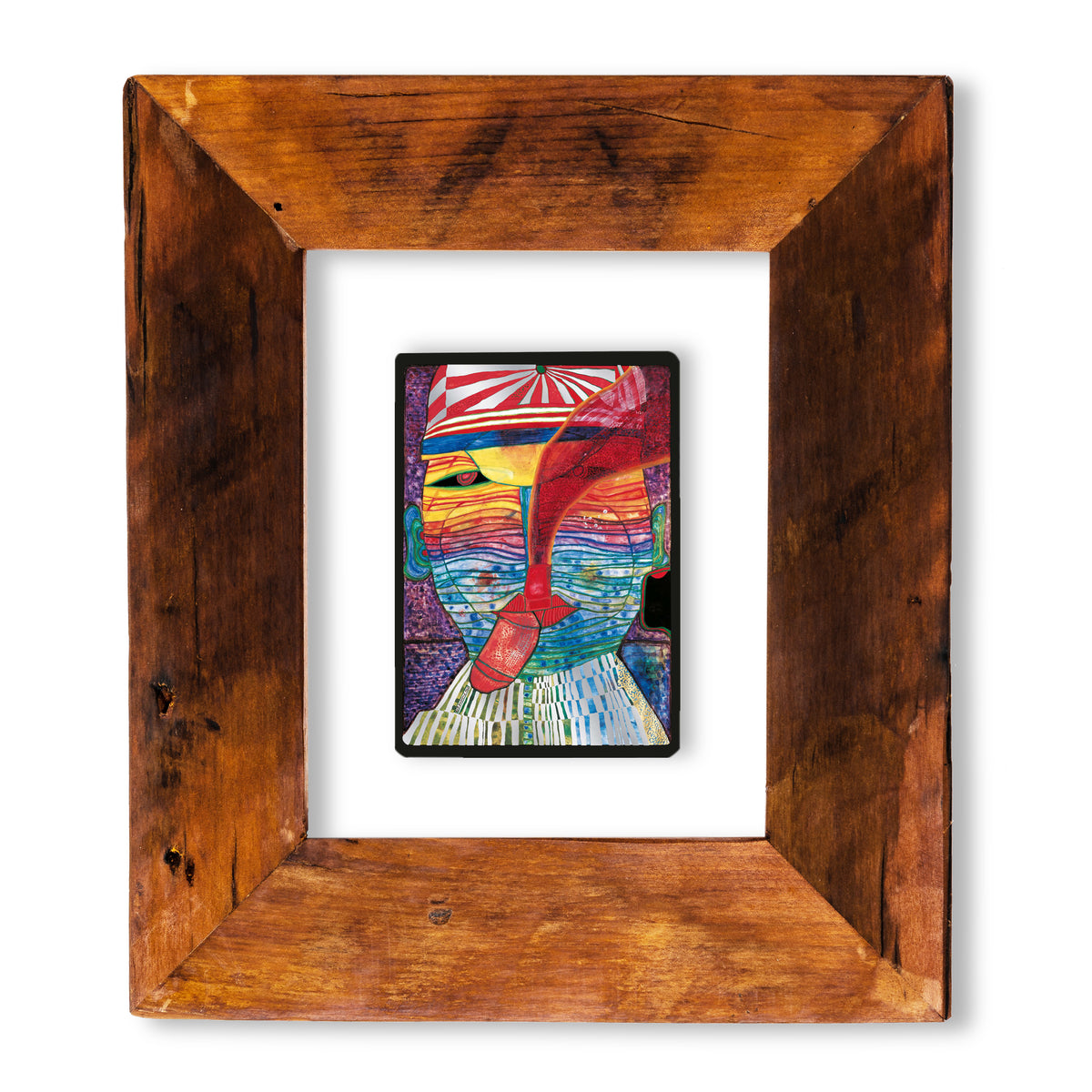 Atardecer de marineros fumadores (679) - 35 x 40 cm / Doble Vidrio