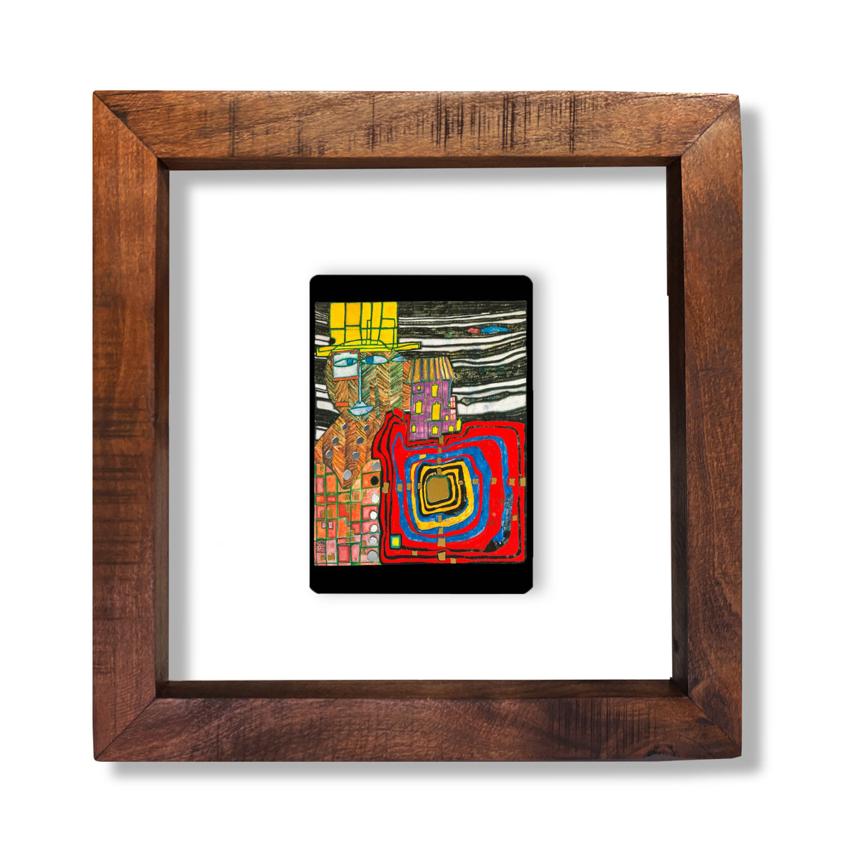 Todo el oído (982) - 30 x 30 cm (Madera) / Doble Vidrio