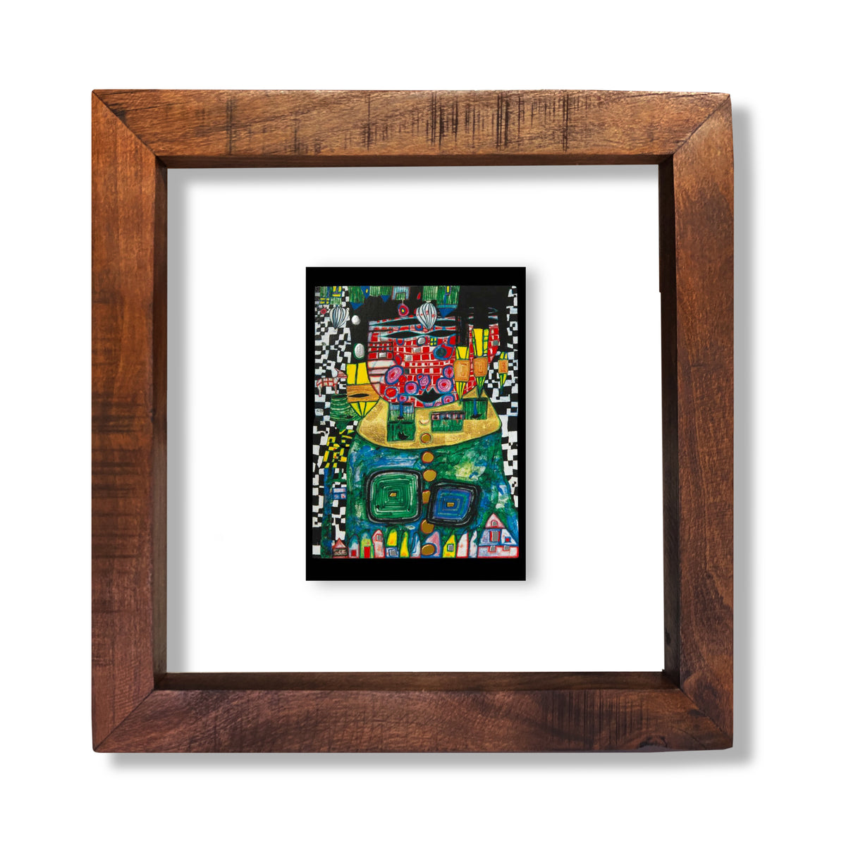 Rey Antípoda (928) - 30 x 30 cm (Madera) / Doble Vidrio