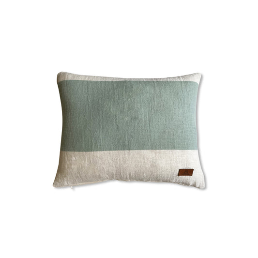 Funda de cojín Bambú Aguamarina (40 x 25 cm)