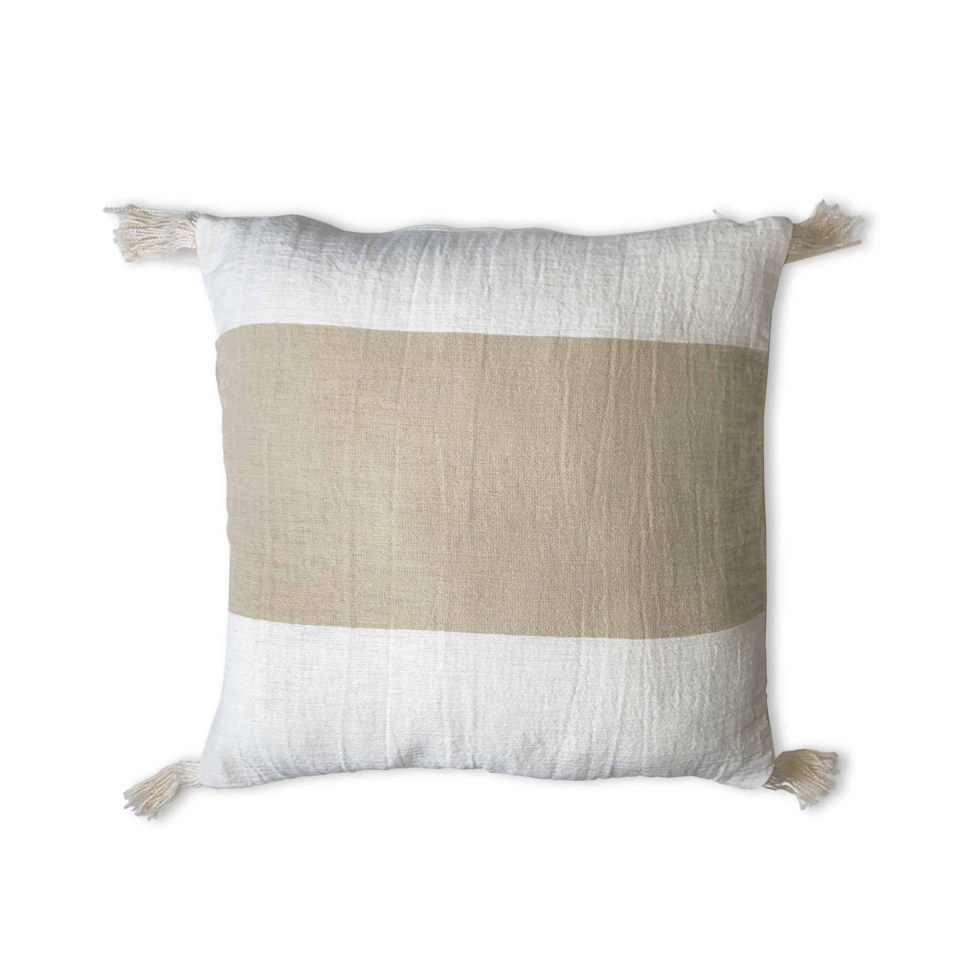 Funda de cojín Bambú Beige
