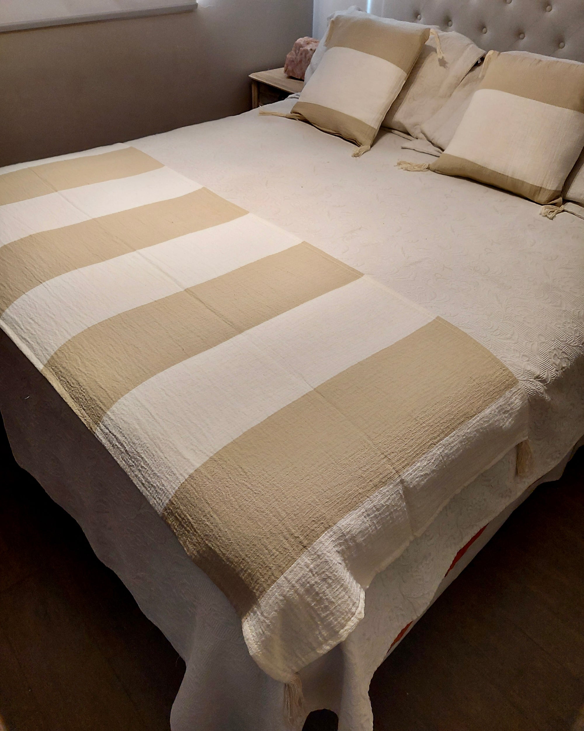 Piecera Bambú Beige