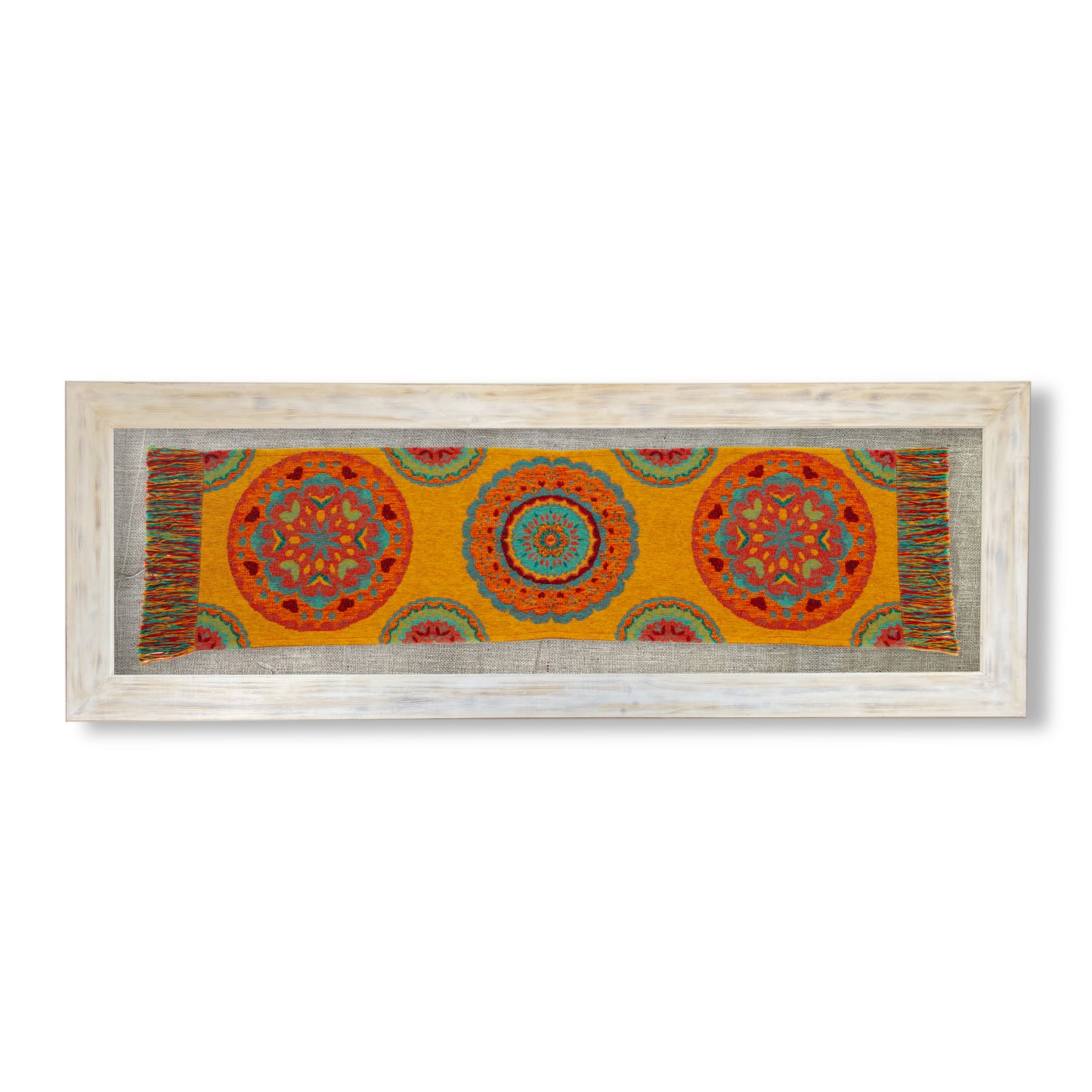 Cuadro Moldura Blanca Namasté Maíz